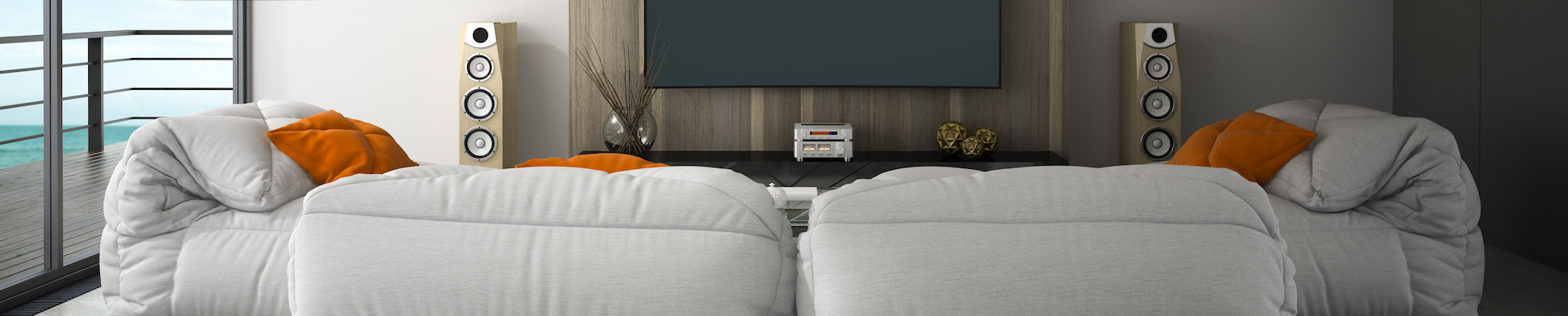 Modern Smart House at Night